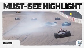 Thumbnail for Agustín Canapino Spins, Makes Contact with Scott Dixon in Pits