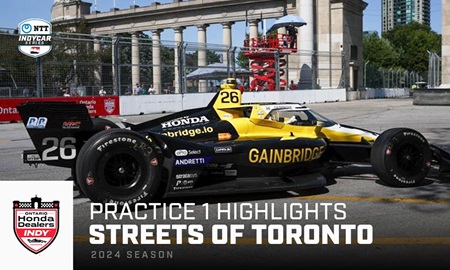 thumbnail for Practice 1 Highlights: Ontario Honda Dealers Indy Toronto