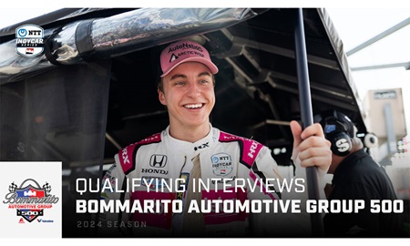 thumbnail for Driver Reaction from Qualifying for 2024 Bommarito Automotive Group 500