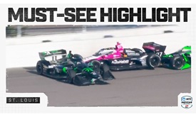 Thumbnail for Conor Daly Spins, Multiple Cars Stack Up at St. Louis
