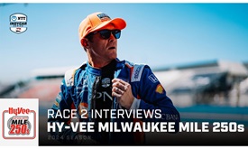Thumbnail for Driver Reaction from 2024 Hy-Vee Milwaukee Mile 250s - Race 2