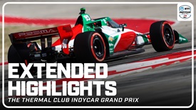Thumbnail for Extended Race Highlights: 2025 The Thermal Club INDYCAR Grand Prix