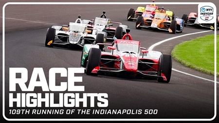 thumbnail for Race Highlights: 2025 Indianapolis 500 at Indianapolis Motor Speedway