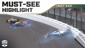 Thumbnail for Kyle Larson’s Bid for the ‘Double’ Derailed in Multi-car Crash at Indy 500