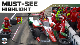 Thumbnail for Disaster in Pits Ends Indy 500 Hopes for Pole Sitter Shwartzman