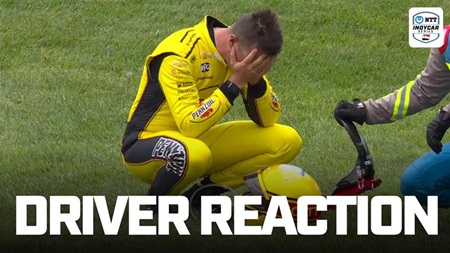 thumbnail for Heartbreak for Scott McLaughlin as Crash Ends Indy 500 before It Begins