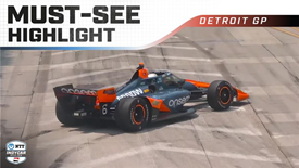 Thumbnail for Scott McLaughlin Sends Nolan Siegel Spinning into Wall on Restart