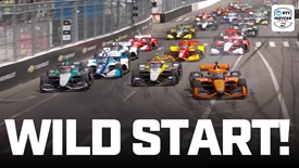 Thumbnail for Banging Wheels at the Start in Detroit!