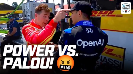 thumbnail for Will Power and Alex Palou Clash in the Pits at Mid-Ohio