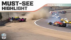 Thumbnail for Kyffin Simpson, Felix Rosenqvist Collide in Lap 1 Crash