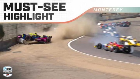 thumbnail for Kyffin Simpson, Felix Rosenqvist Collide in Lap 1 Crash