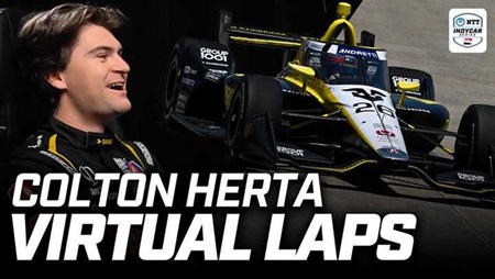 thumbnail for Virtual Laps with Colton Herta at Nashville Superspeedway
