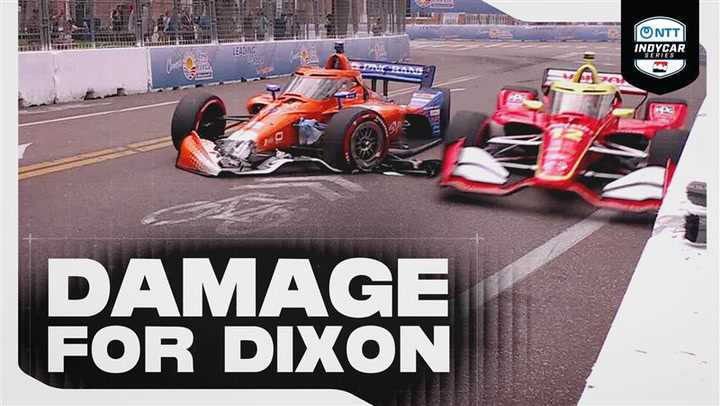 Crash Takes Scott Dixon Out of Practice 1