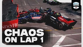 Thumbnail for Mick Schumacher, Multiple Cars Stack Up on Lap 1