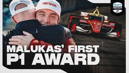 thumbnail for David Malukas Grabs FIRST Pole Award