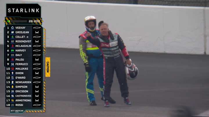 Ed Carpenter Frustrated After Hard Hit Ends '500'