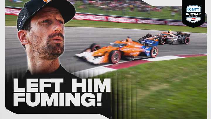 Scott Dixon Leaves Romain Grosjean Fuming in Qualifying