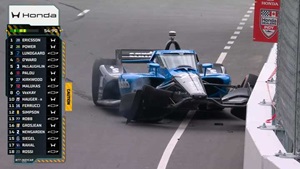 Kyle Kirkwood's Day Ends in the Wall at Markham